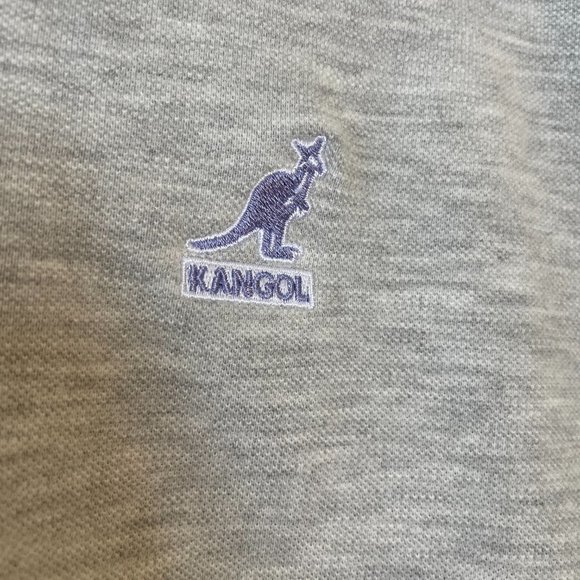 Kangol Cropped Collared Sweatshirt - Size US Small - Picture 3 of 4